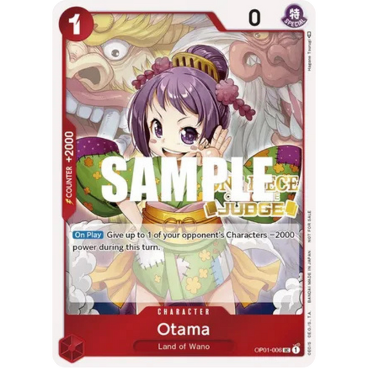 Otama (Judge) (OP01-006) - One Piece Promotion Cards Foil