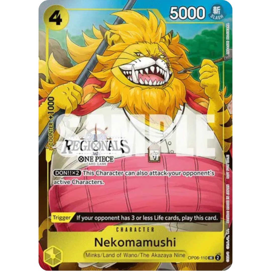 Nekomamushi (Online Regional 2024 Vol. 3) (OP06-110) - One Piece Promotion Cards