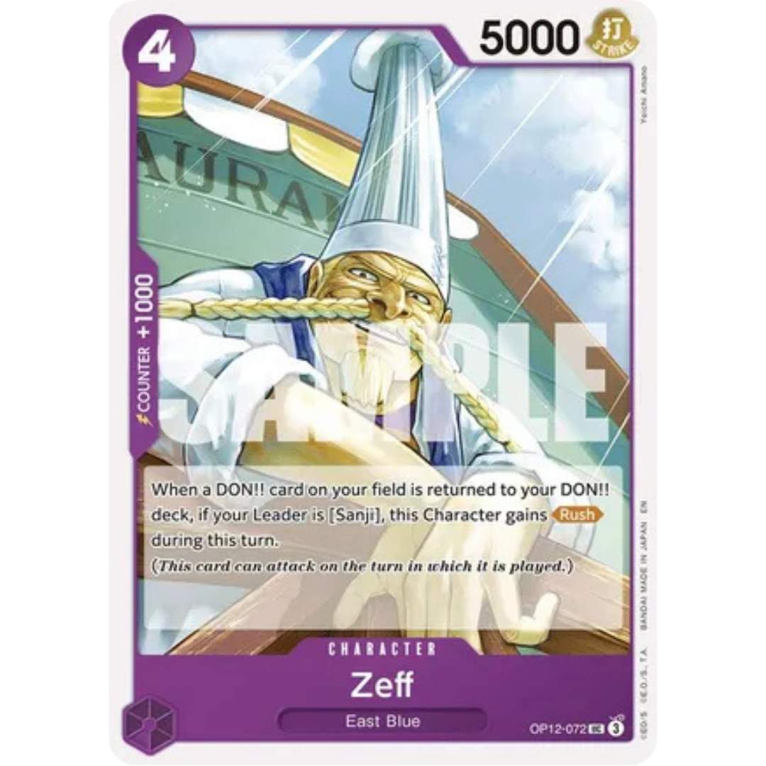 Zeff (OP12-072) - Legacy of the Master