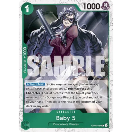 Baby 5 (OP05-034) (Jolly Roger Foil) (OP05-034) - Premium Booster -The Best- Foil