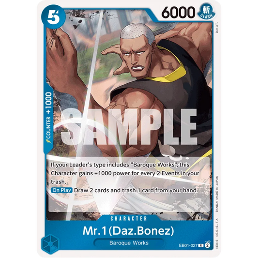 Mr. 1 (Daz.Bonez) (EB01-027) - Extra Booster: Memorial Collection Foil