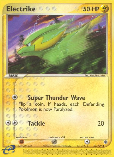 Electrike 053/109  Ruby and Sapphire - Common