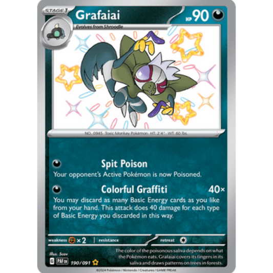 Grafaiai (190/091) [Scarlet & Violet: Paldean Fates]