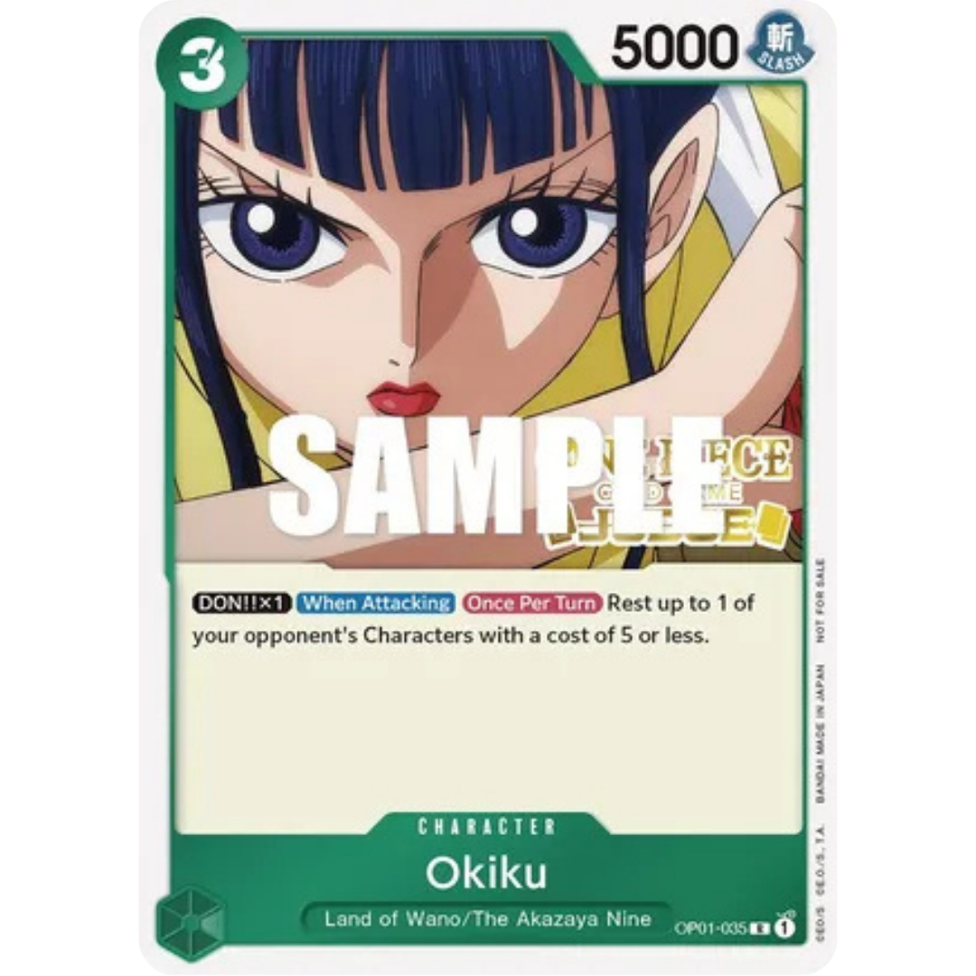 Okiku (Judge) (OP01-035) - One Piece Promotion Cards Foil