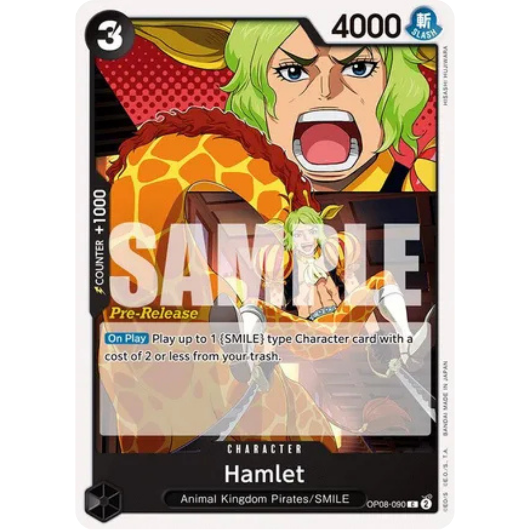 Hamlet (OP08-090) - Two Legends Pre-Release Cards