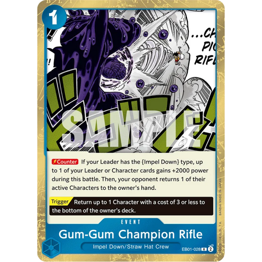 Gum-Gum Champion Rifle (EB01-028) - Extra Booster: Memorial Collection Foil