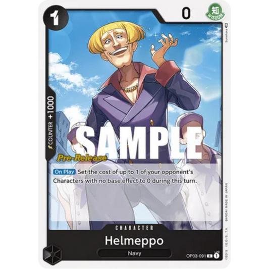 Helmeppo (OP03-091) - Pillars of Strength Pre-Release Cards