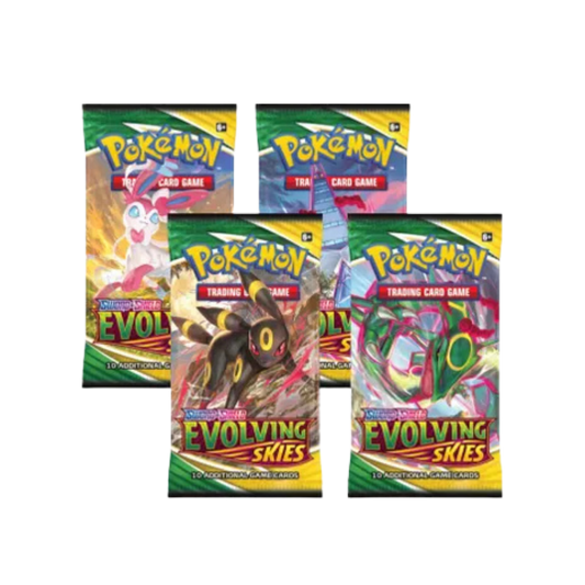 Evolving Skies Booster Pack Art Bundle [Set of 4]