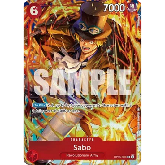 Sabo (Illustration Box Vol.5) (OP05-007) - One Piece Promotion Cards Foil