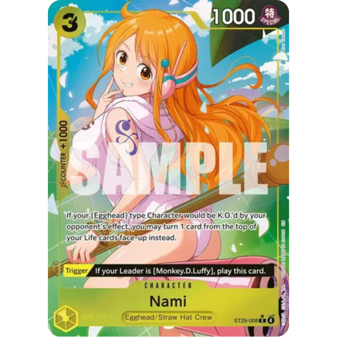 Nami (Full Art) (ST29-008) - Starter Deck 29: Egghead Foil