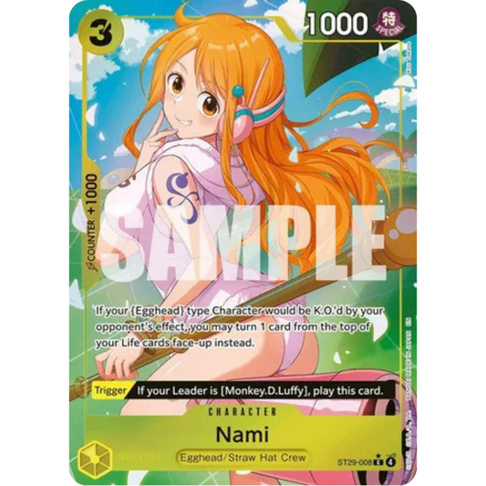 Nami (Full Art) (ST29-008) - Starter Deck 29: Egghead Foil