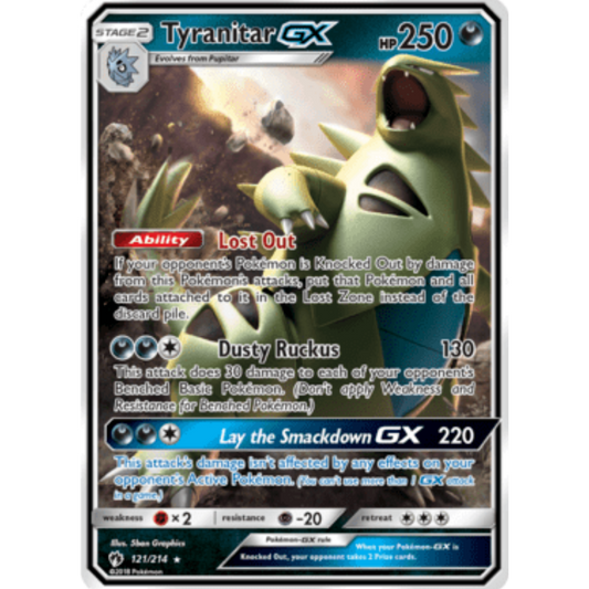 Tyranitar GX (121/214) [Sun & Moon: Lost Thunder]