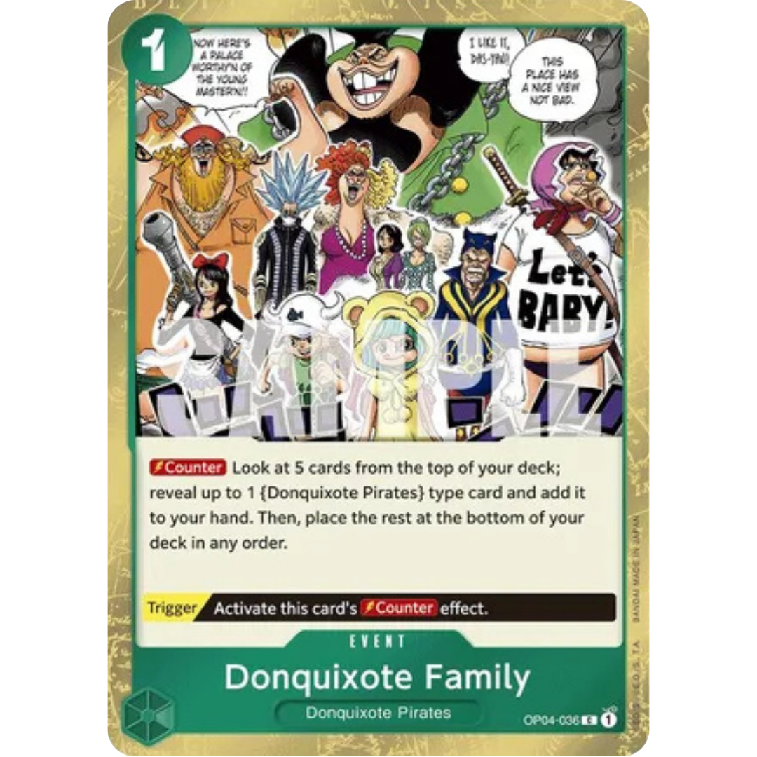 Donquixote Family (Jolly Roger Foil) (OP04-036) - Premium Booster -The Best- Foil