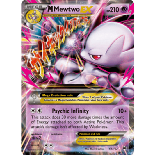 M Mewtwo EX (64) 064/162  - Holofoil XY  BREAKthrough - Ultra Rare