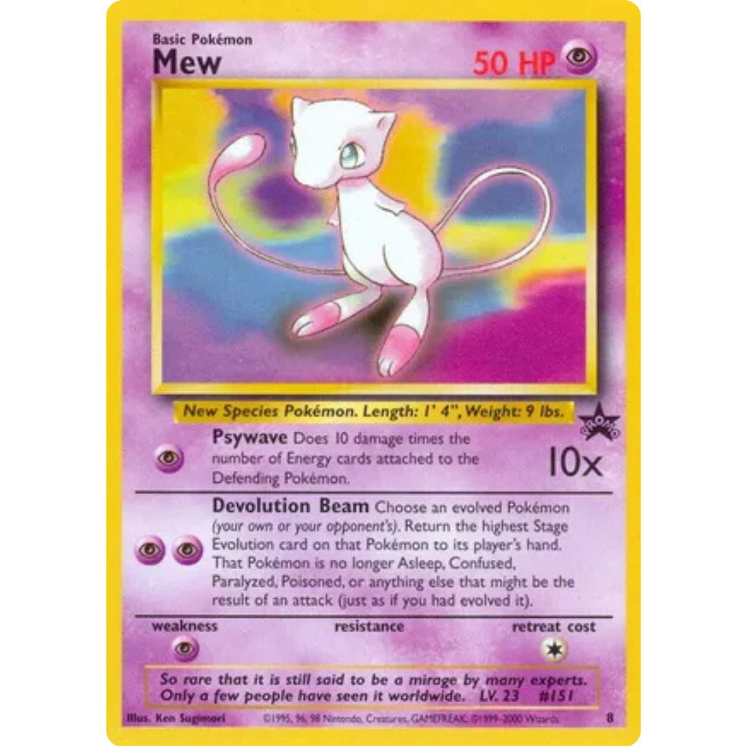 Mew (8) 008  WoTC Promo - Promo
