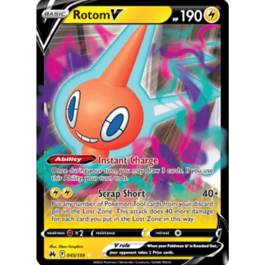 Rotom V (045/159) [Sword & Shield: Crown Zenith]