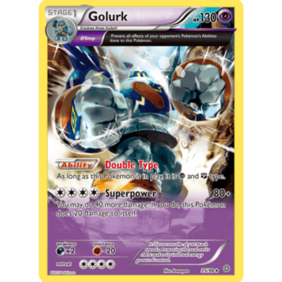 Golurk (35) 035  - Reverse Holofoil XY  Ancient Origins - Rare