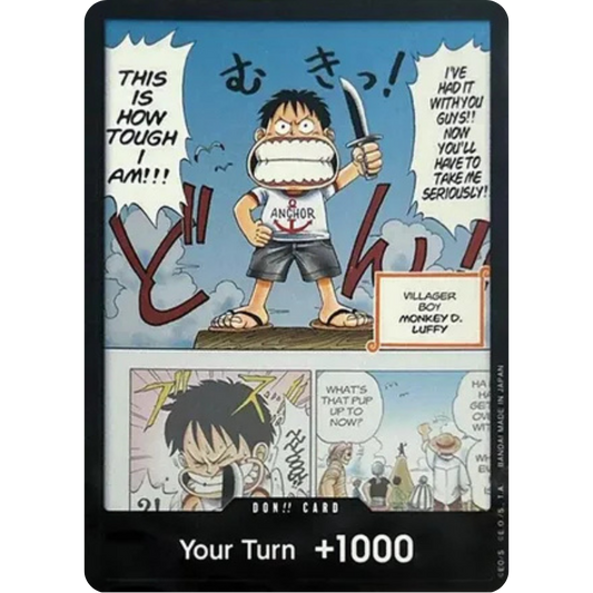 DON!! Card (Young Luffy) (Devil Fruits Collection Vol. 1) - One Piece Promotion Cards Foil