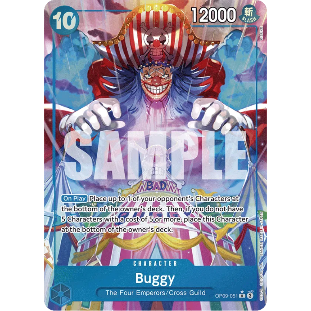 Buggy (051) (Alternate Art) (OP09-051) - Emperors in the New World Foil
