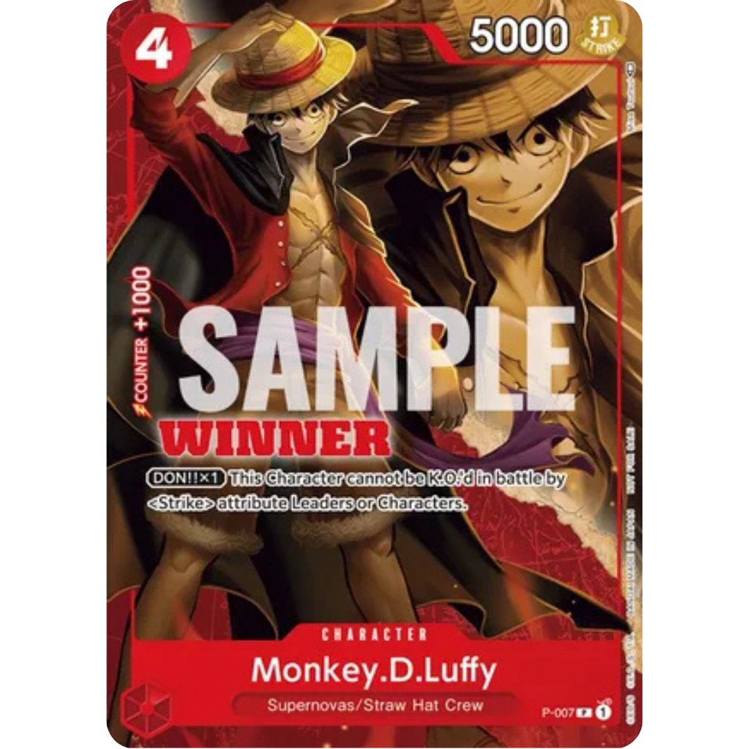 Monkey.D.Luffy - P-007 (Winner Pack Vol. 1) (P-007) - One Piece Promotion Cards