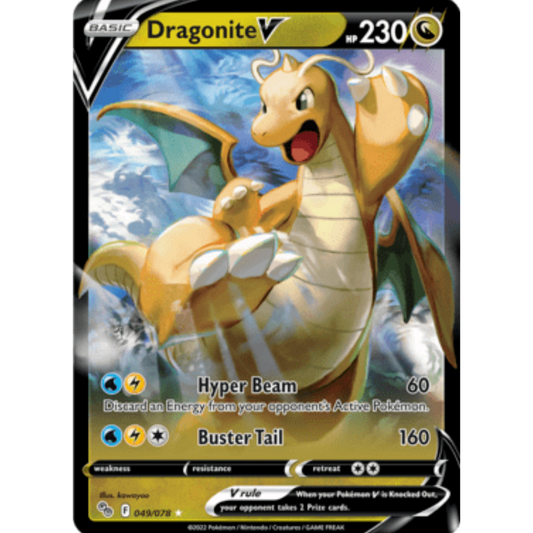 Dragonite V 049/078  - Holofoil Pokemon GO - Ultra Rare