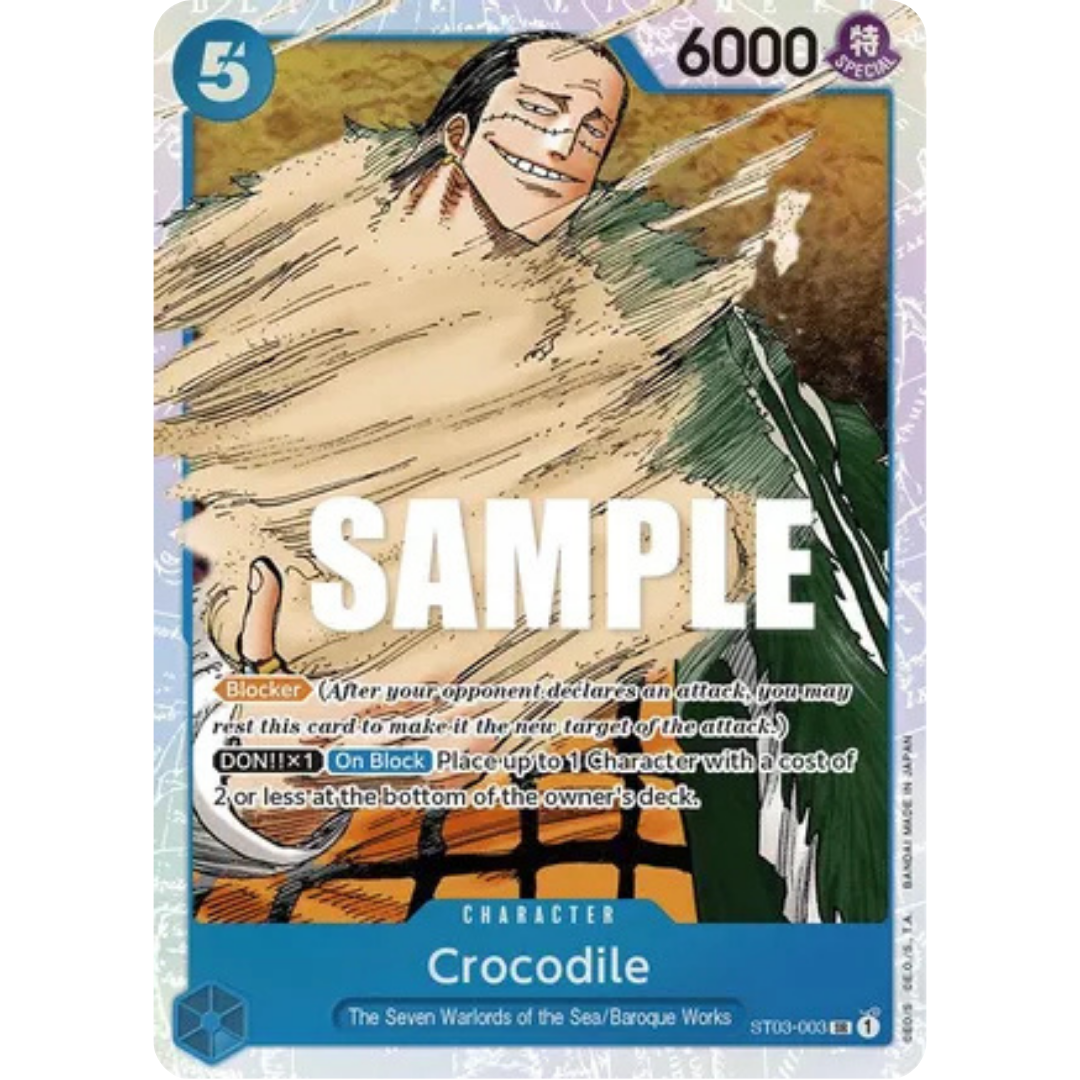 Crocodile (003) (ST03-003) - Starter Deck 3: The Seven Warlords of The Sea Foil