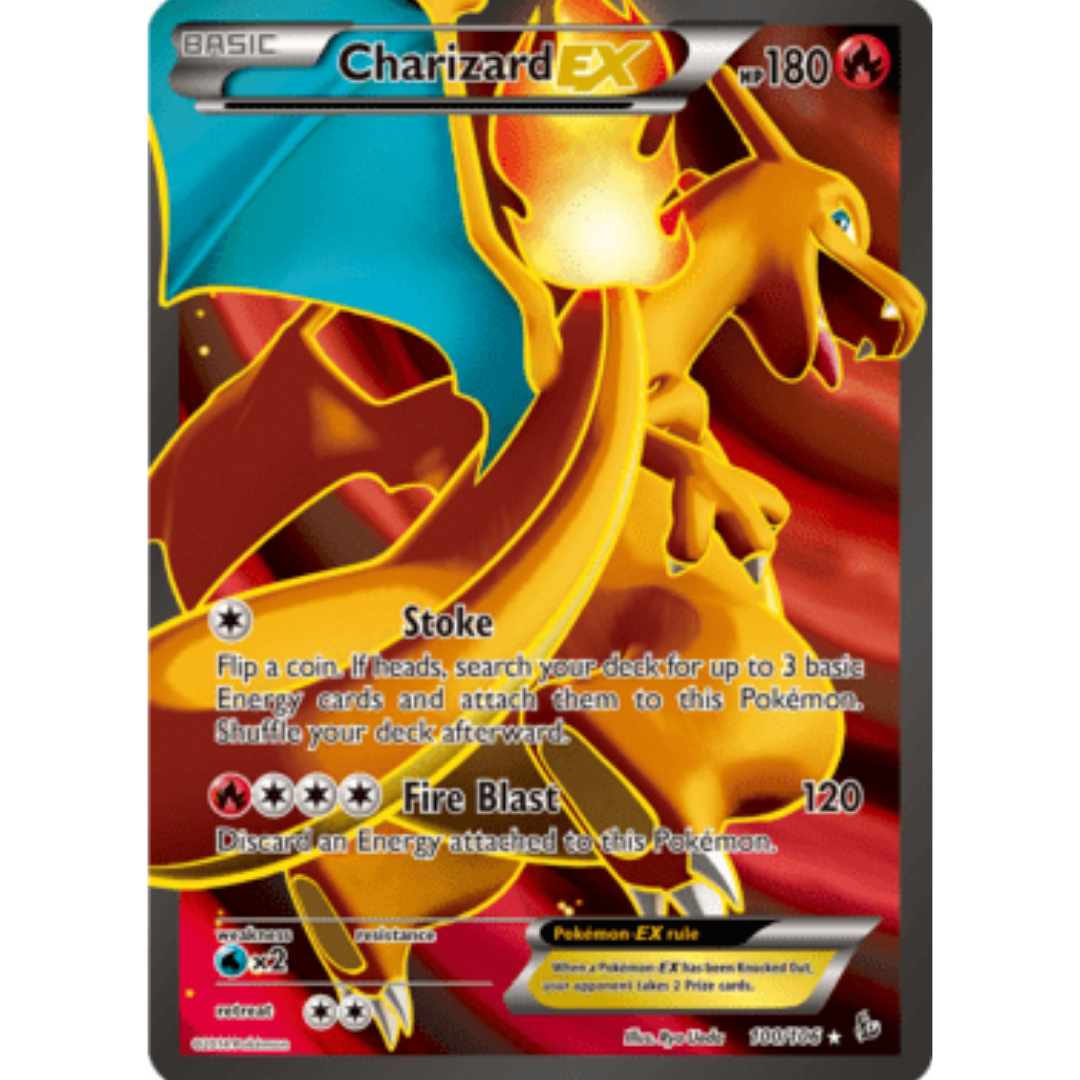 Charizard EX (100 Full Art) 100  - Holofoil XY  Flashfire - Ultra Rare