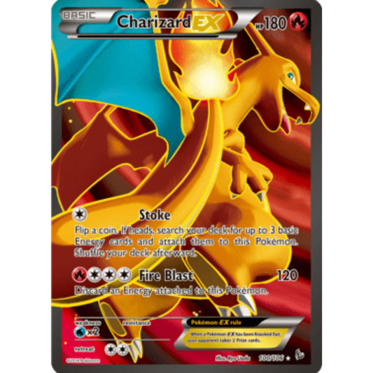 Charizard EX (100 Full Art) 100/106  - Holofoil XY  Flashfire - Ultra Rare
