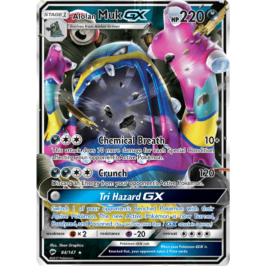 Alolan Muk GX (84/147) [Sun & Moon: Burning Shadows]
