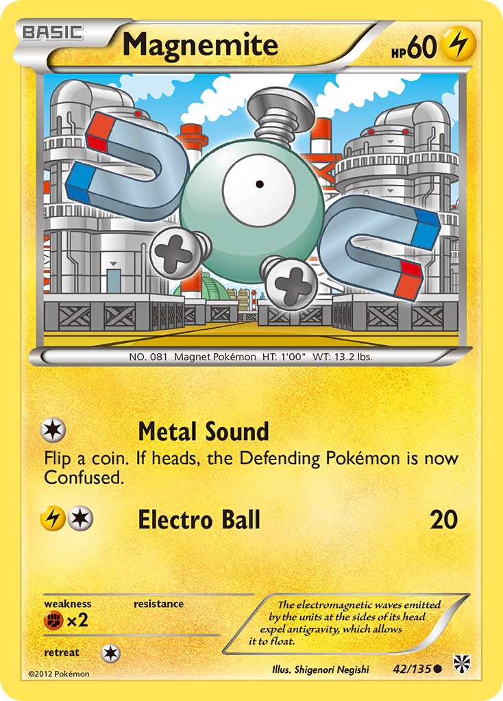 Magnemite (42) 042  Plasma Storm - Common