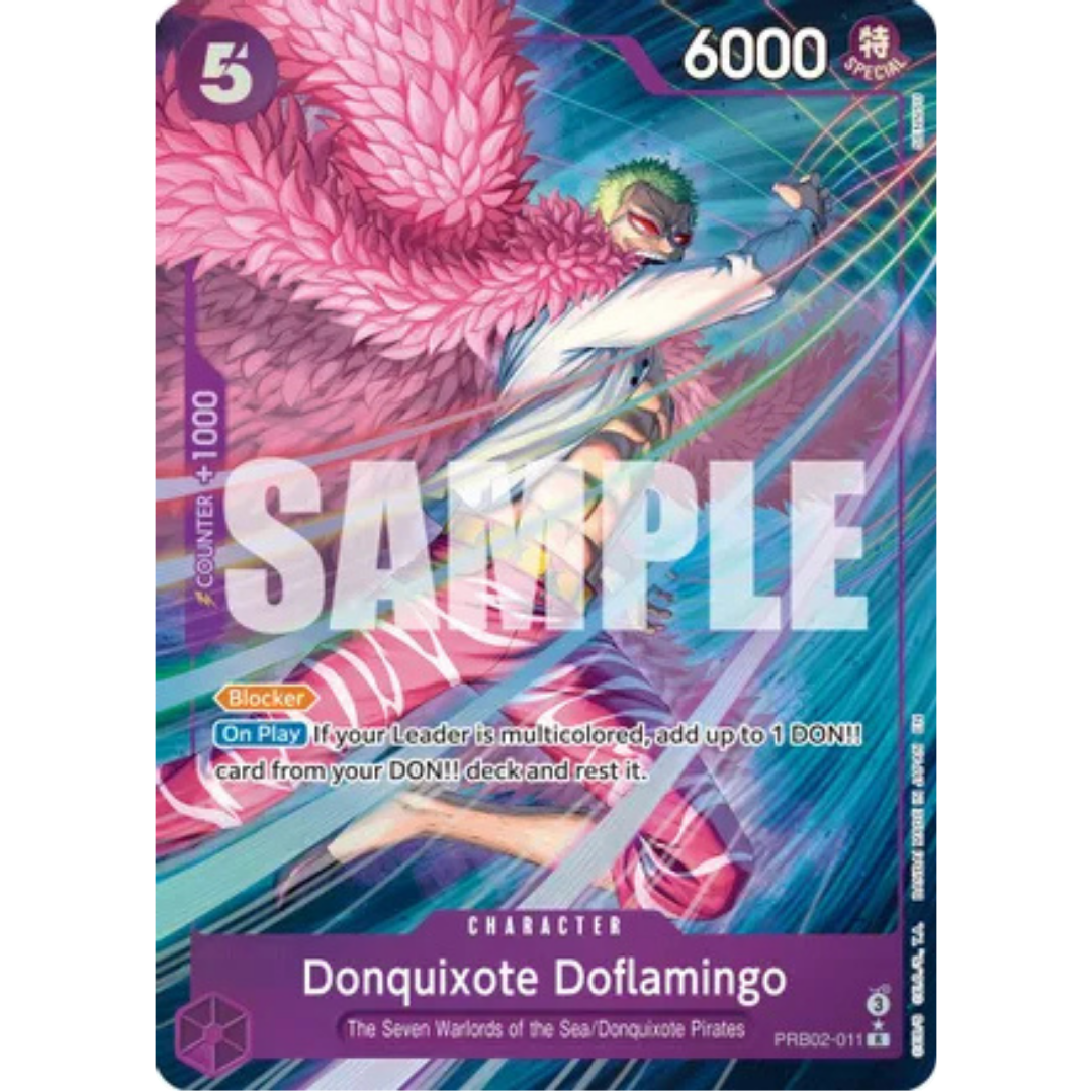 Donquixote Doflamingo (Alternate Art) (PRB02-011) - Premium Booster -The Best- Vol. 2 Foil