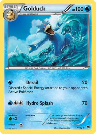 Golduck  - Reverse Holofoil XY  BREAKpoint - Rare
