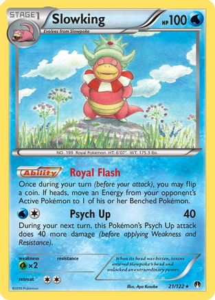 Slowking 021  - Holofoil XY  BREAKpoint - Holo Rare
