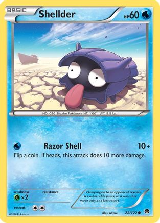 Shellder (22) 022  XY  BREAKpoint - Common