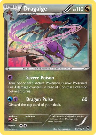 Dragalge 086  - Holofoil XY  BREAKpoint - Holo Rare