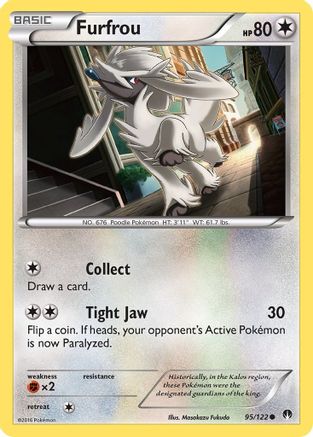 Furfrou  - Reverse Holofoil XY  BREAKpoint - Common