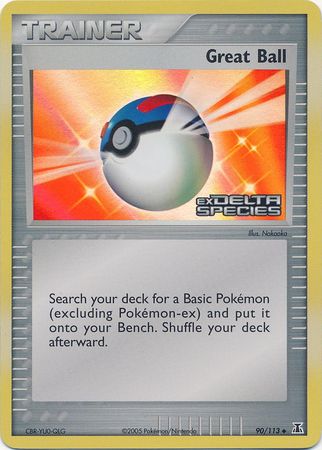 Great Ball 090  - Reverse Holofoil Delta Species - Uncommon