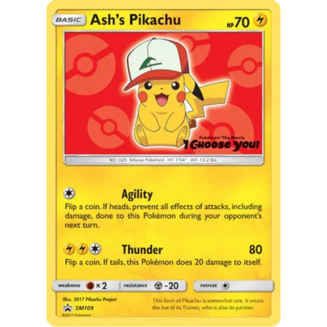 Ash's Pikachu SM109  SM Promos - Promo