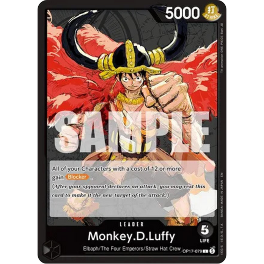 Monkey.D.Luffy (079) (OP17-079) - The World's Strongest Warriors