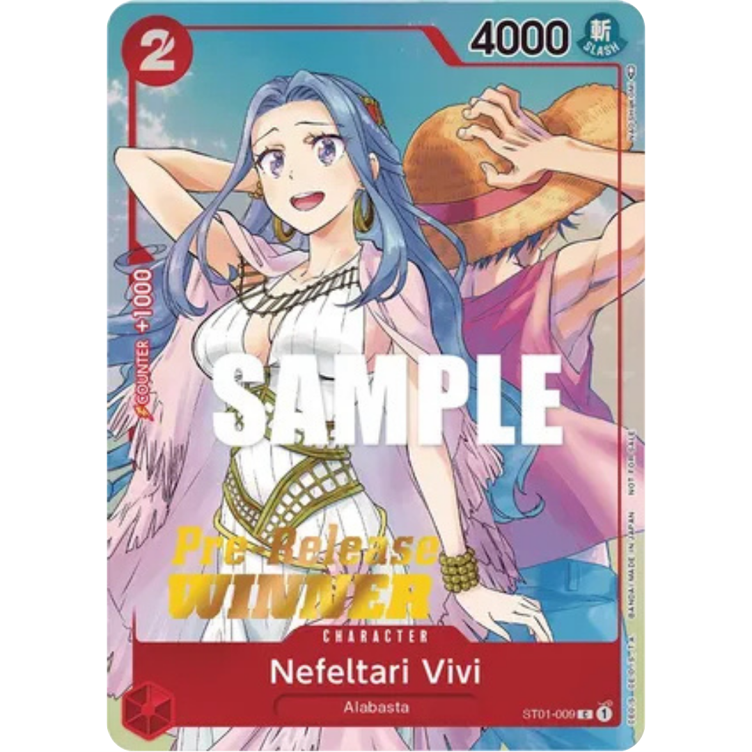 Nefeltari Vivi (OP-03 Pre-Release Tournament) [Winner] (ST01-009) - One Piece Promotion Cards Foil