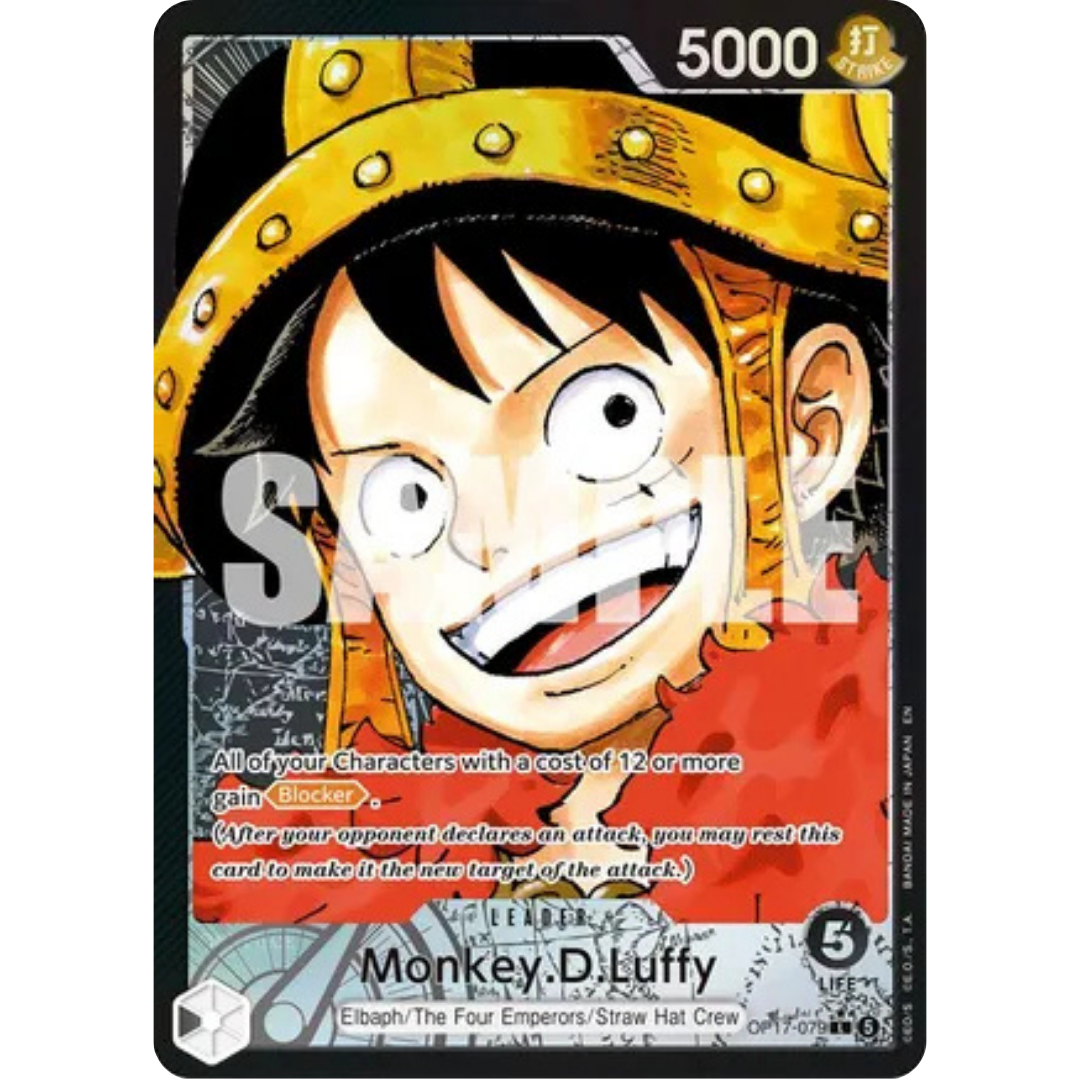 Monkey.D.Luffy (079) (Alternate Art) (OP17-079) - The World's Strongest Warriors Foil