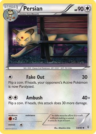 Persian  - Reverse Holofoil Generations - Uncommon
