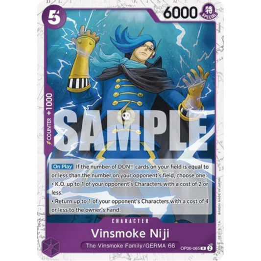 Vinsmoke Niji (OP06-065) (Jolly Roger Foil) (OP06-065) - Premium Booster -The Best- Foil