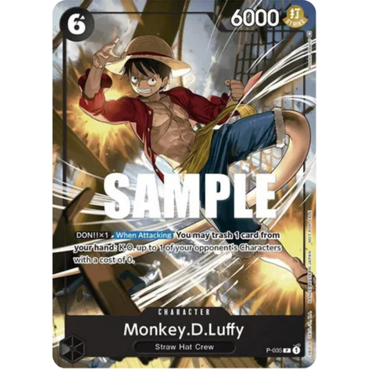Monkey.D.Luffy (Pirates Party Vol. 3) (P-035) - One Piece Promotion Cards