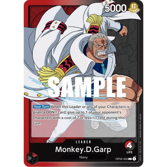 Monkey.D.Garp (002) (OP02-002) - Paramount War