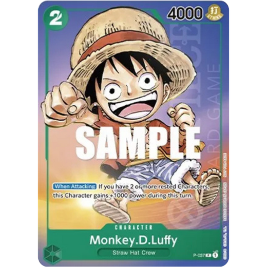 Monkey.D.Luffy (Anime Expo 2023) (P-037) - One Piece Promotion Cards