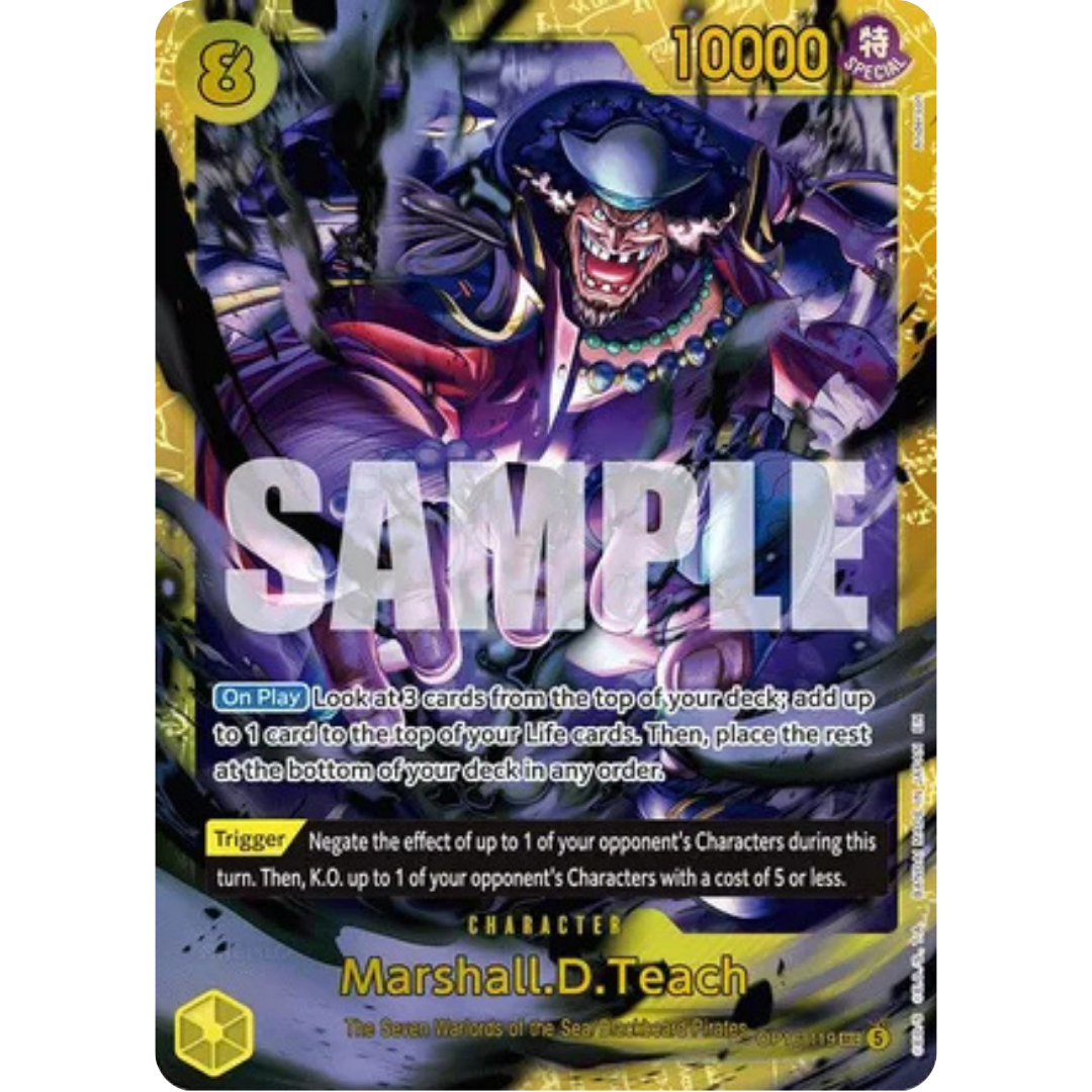 Marshall.D.Teach (119) (OP16-119) - The Time of Battle Foil