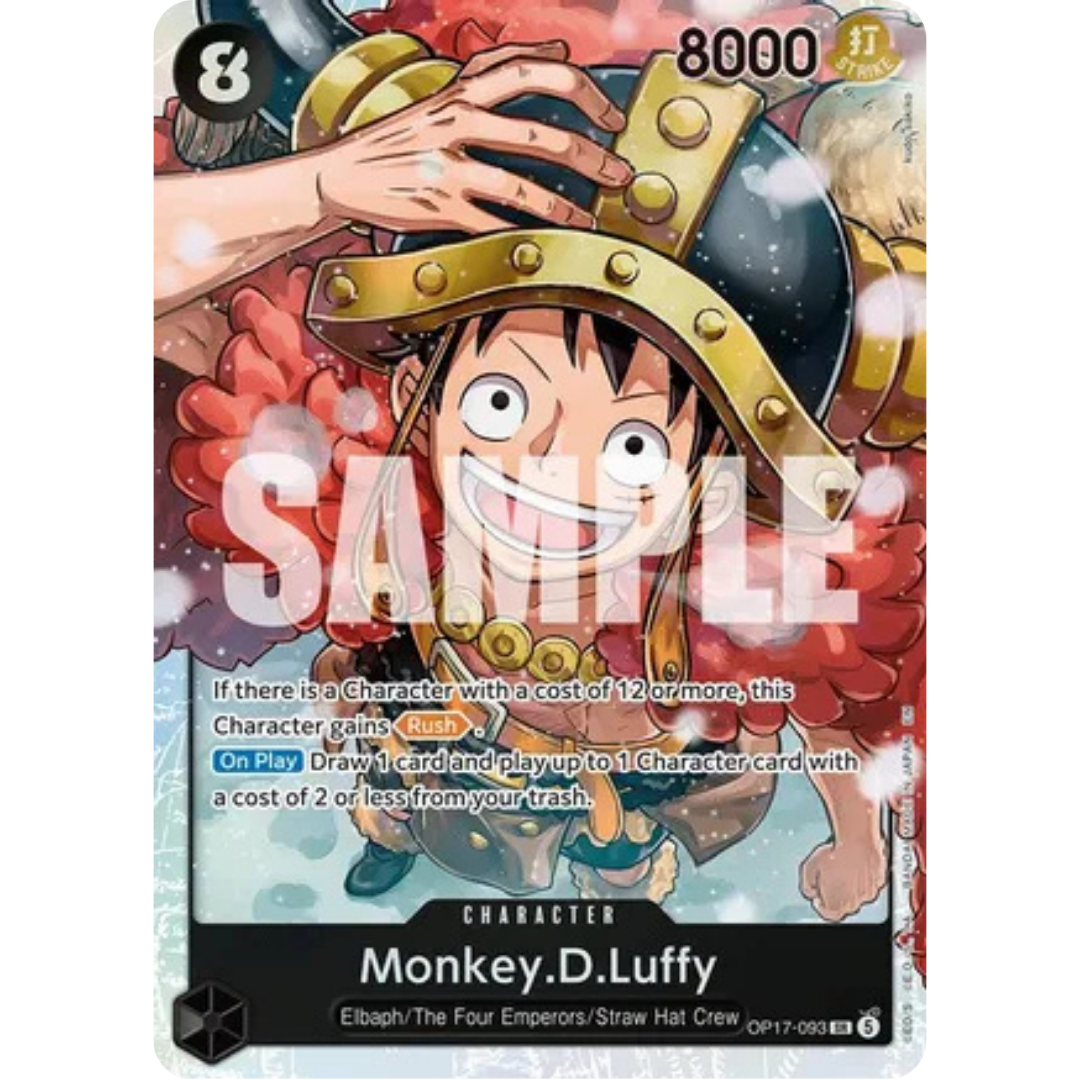 Monkey.D.Luffy (093) (OP17-093) - The World's Strongest Warriors Foil