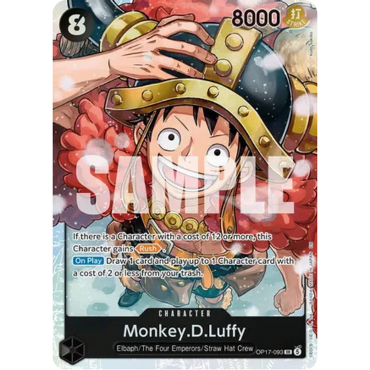 Monkey.D.Luffy (093) (OP17-093) - The World's Strongest Warriors Foil
