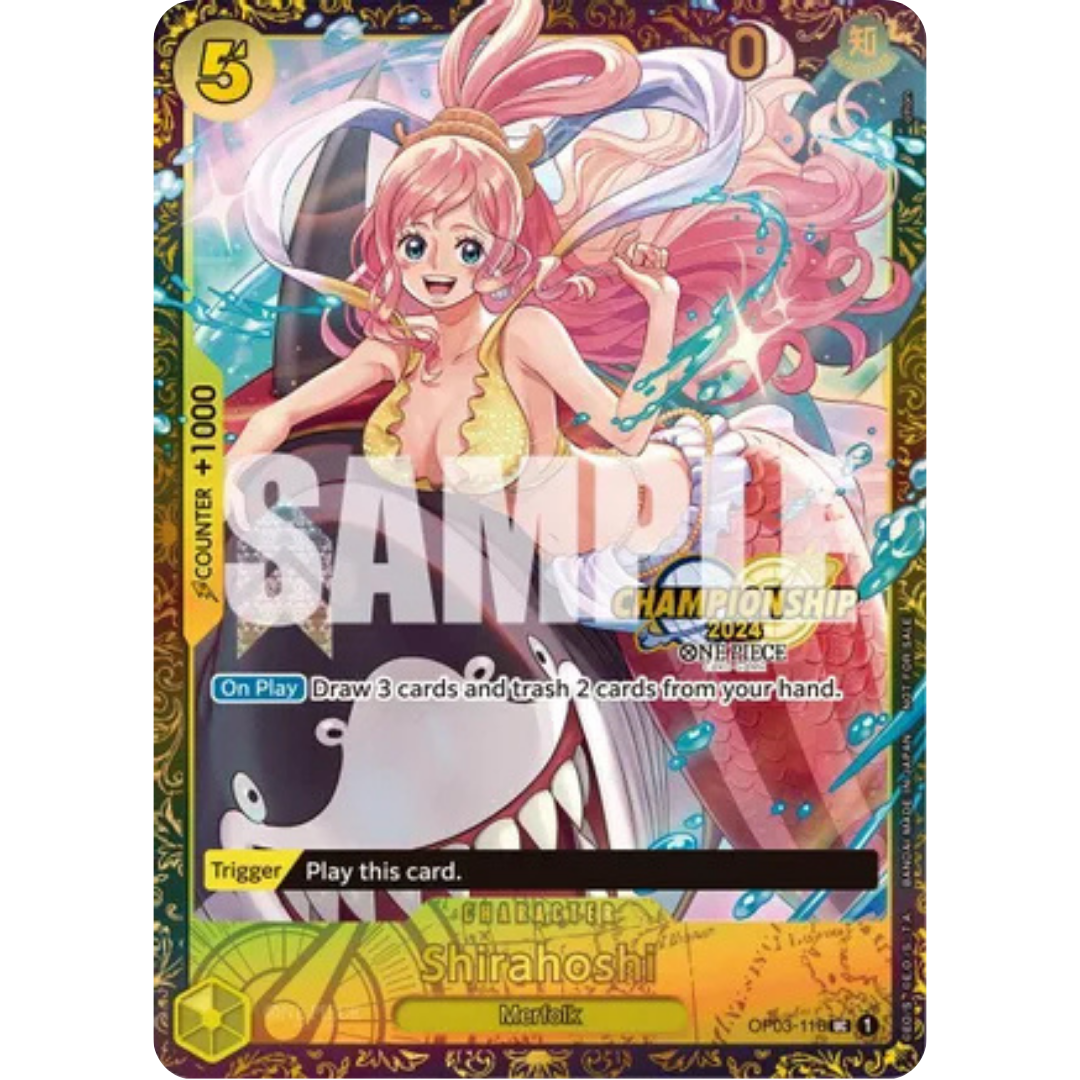 Shirahoshi (October Championship 2024 Online Regional) (OP03-116) - One Piece Promotion Cards Foil